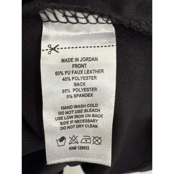 ZOE & Leelo Black Blouse with Cut Out Tie Front size 1X - Picture 6 of 6